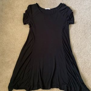 Black T shirt dress